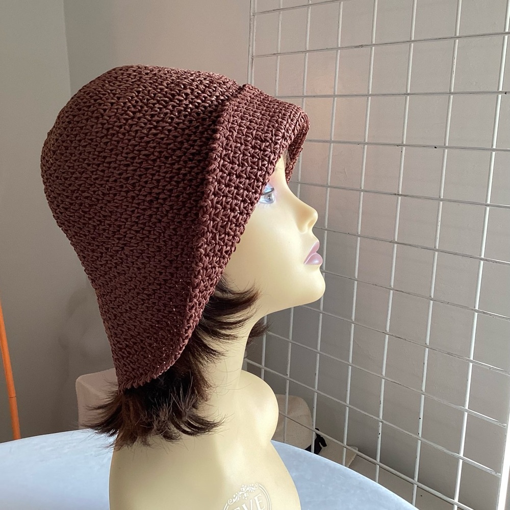 Vintage-Inspired Straw Cloche Hat NWOT - Picture 3 of 8